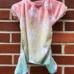 Soft Tie Dye Puppy Pajamas - Made by CuteBone - Size S